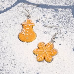 3/$15 Snowman & Snowflake Christmas Cookie Earrings